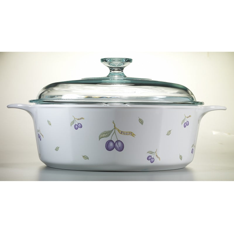 Corningware 2.25L Round Casserole - Plum