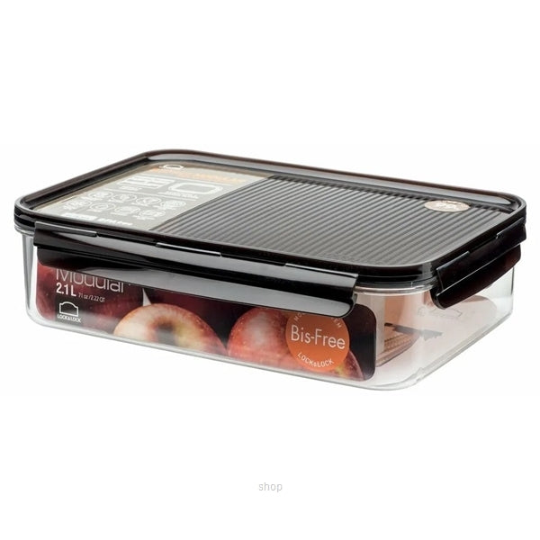 Lock & Lock Modular Rectangular Container (Wave) 2.1L
