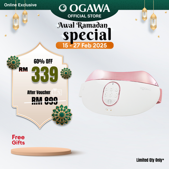 Bellax Slimming & Heating Belt with Vibration (OM 1130) β Rose White