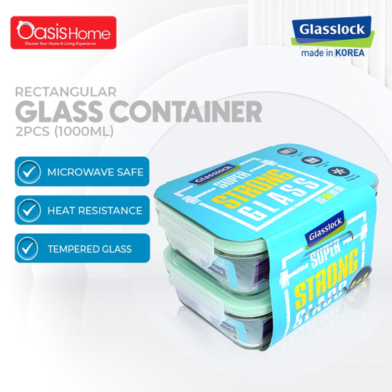 Glasslock Container 2Pcs