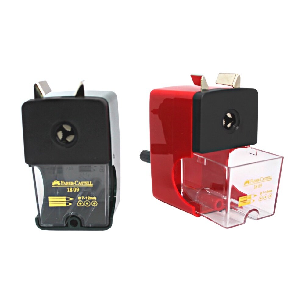 Faber-Castell Desk Top Sharpener with Angle Adjustment — Red or Green