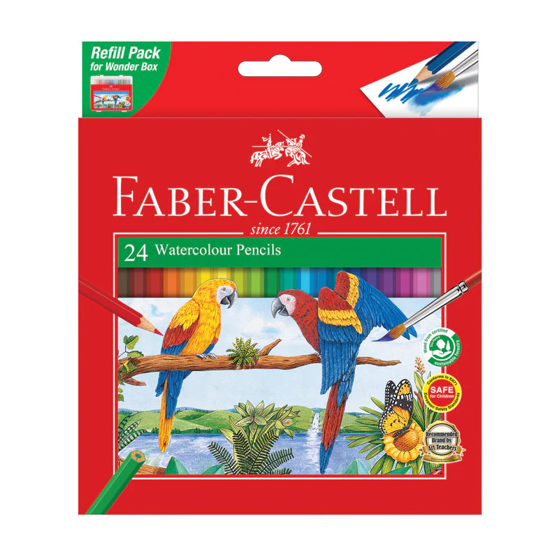 Faber-Castell Watercolour Pencils Refill Pack of 24L
