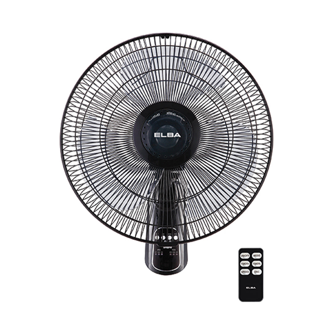Elba Wall Fan - EWMF-E1646RC (BK)