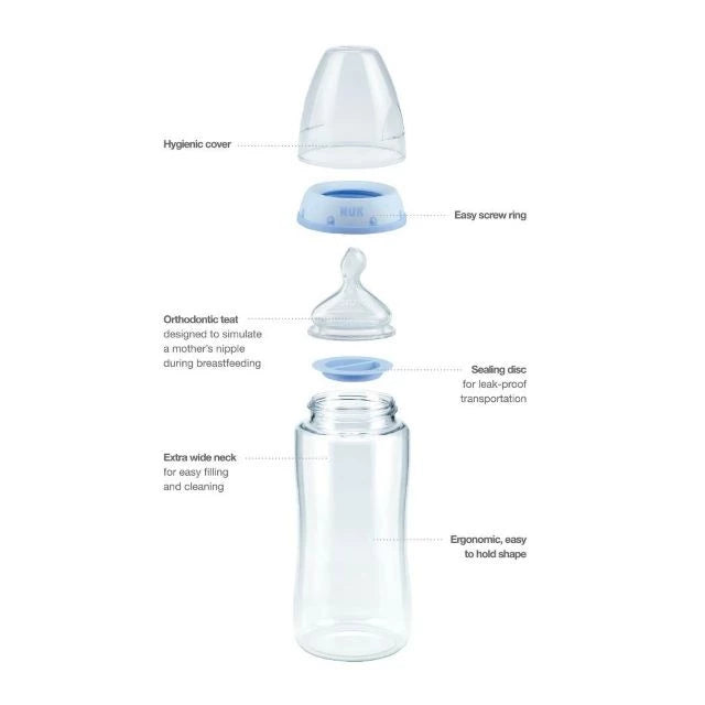 NUK PCH 300ml PPSU Bottle with Silicone S2 M