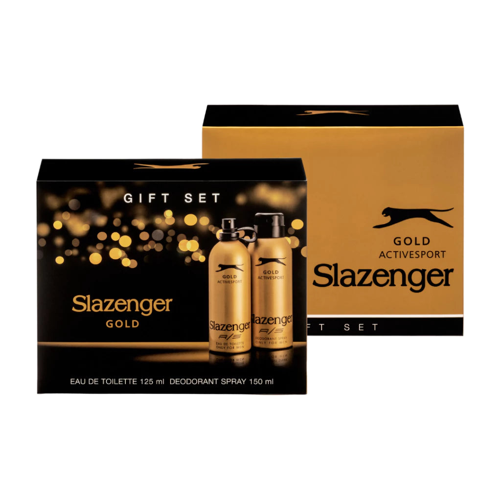 Slazenger Active Sport Gold EDT + Deodorant Set
