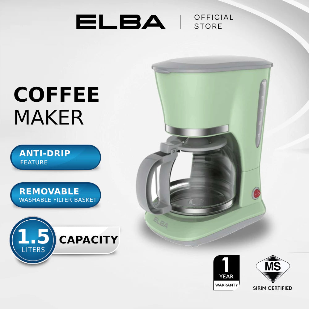 Elba Foresta Coffee Maker Green - Ecm-Q1580(Gn)
