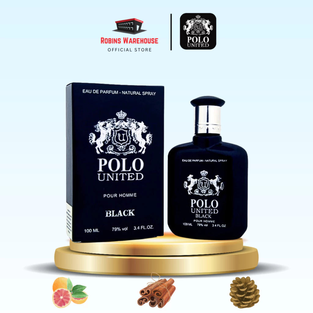 Polo United Black Pour Homme EDP – 100ml