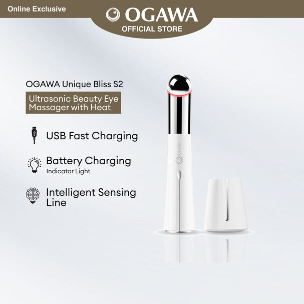 Unique Bliss S2 Ultrasonic Beauty Eye Massager with Heat (OY0167)