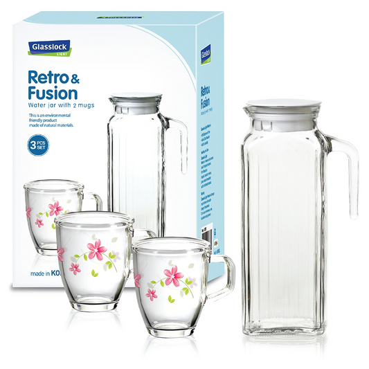 Glasslock Jar & Mugs