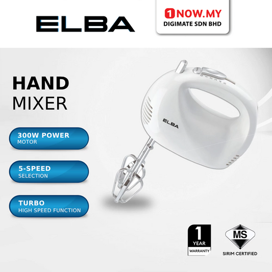 Elba Hand Mixer - Ehm-D2520(Wh)